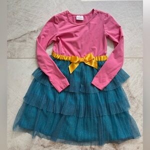 Hanna Andersson Pink & Blue Tulle Dress